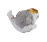 IMIKEYA Resin Astronaut Sculpture Spaceman Statue for Home Desktop Decoration Premium Safe Material Vivid Space Lover Ornament Mini Nordic Office Craft Friendly Design