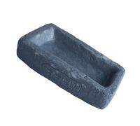 IMIKEYA Resin Pet Feeder Bowl with Spill Prevention and Digestive Features, Suitable for Snakes and Spiders, Sturdy Reptile Feeding Basin for Terrariums and Ecological Landscape Decor