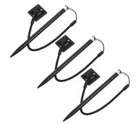 IMIKEYA Resistive Stylus Pens for Resistive Touch Screens 3pcs with Antiloss Spring Lanyard and Fixed Base, Aluminium and Abs Material, for Navigation Systems and Artistic Tools