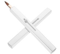 IMIKEYA Retractable Lip Brush Soft Artificial Fiber 2pcs with Handle Portable Minimalist Design for Lipstick and Lip Balm Applicator