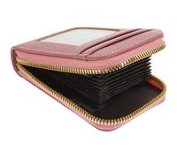 IMIKEYA RFID Blocking Card Holder with Wear-Resistant Pu and Aluminium Alloy Portable Multi Card Storage Pouch for Office and Home Use Classic Simple Design