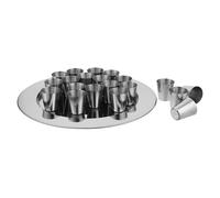 IMIKEYA Ritual Holy Glasses Stainless Steel Communion Chalice Worship Service Cups for Church