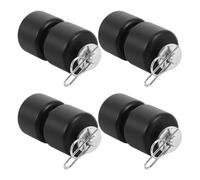 IMIKEYA Roller with Washer 4sets Alloy Trailer Pin Boat Ring Trailers for Accessory Precision Fit and Corrosion Resistance for Smooth Guide Boating Sailing