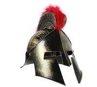 IMIKEYA Roman Helmet Cosplay Hat Lightweight Roman Costume Accessory for Adult Soldiers Party Halloween Fancy Dress Role Playing Festival Decoration