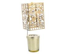 IMIKEYA Rotating Candle Holder Elegant European Style Rotary Candle Carousel for Holiday Party Table Centerpiece with Tealight Cups and Deer Motif Festive Xmas Home Decoration