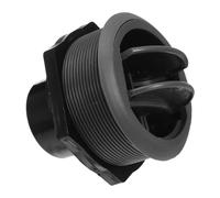 IMIKEYA Round Vent Deflector for Air Conditioner Dashboard Louvered Outlet for Rv Bus Trailer Caravan Space Saving Gray Exhaust Grille Compatible with Multiple Models
