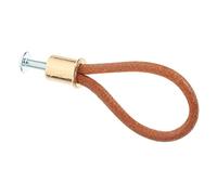 IMIKEYA Rustic Rope Door Handle Gold Color Natural Leather Pull Knob for Cabinet Drawer Wardrobe Farmhouse Style Rope Handle for Door and Furniture for Home Decor