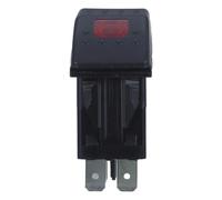 IMIKEYA Rv Generator Control Rocker Switch Red Lens 5-pin Reflective Start Stop Button with Quick Response and Easy Replacement for Nighttime Operation and Outdoor Use