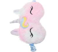 IMIKEYA ’S Plush Unicorn Sleep Mask, Tie-Dye Purple Warm Eye Cover for Naptime, Adorable Soft Sleeping Mask for Boys and at Home or Travel