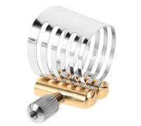 IMIKEYA Saxophone Ligature Clip Stainless Steel Metal Clip for Alto Saxophone Sax Accessories Sax Ligature Fastener