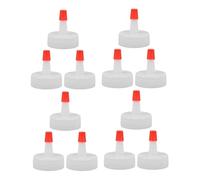 IMIKEYA Seal Caps for Easy Identification 2.8cm Diameter and Suitable for 50pcs White Bottle Cap Replacement Lids with Leakproof Design Mineral Water Bottles Squeeze