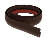 IMIKEYA Self Adhesive PVC Flooring Transition Strip Flat Divider Threshold Strip for Laminate Floor Gap Connecting Door Edge Trim Brown