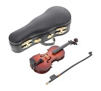 IMIKEYA Sets Wooden Violin Model Miniature Violin Adornment Stylish Home Decor Realistic Photo Prop