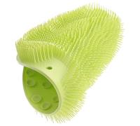 IMIKEYA Shower Foot Scrubber Pad Exfoliating Massage Brush with Cups Non- Material Foot and Back Scrubber with Hanging Hole for Bathroom Use for Relaxing Shower