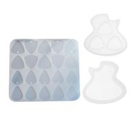 IMIKEYA Silicone Guitar Pick Box Making Mold Washable and Resistant to Tearing for DIY Epoxy Resin Crafts and Storage