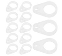IMIKEYA Silicone Hearing Aid Lanyard Attachment Ring to Prevent Drops and Loss 30pcs with User-Friendly Design and Anti-Lost Function, 8mm Hole Safety Cord for Seniors and Caregivers