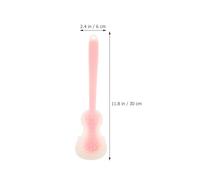 IMIKEYA Silicone Massage Hammer Pat Violin Design Portable Body Massager Supply Pink Handheld Therapy Tool for Neck and Shoulder Relaxation