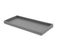IMIKEYA Silicone Storage Tray Rectangular Storage Tray 8.5x4.5x1.2inch Sleek Sturdy Silicone Lightweight Easy to Move Vanity Essentials Bathtub Bathroom Organizer