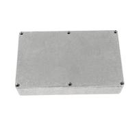 IMIKEYA Silver Aluminium Effect Stomp Box Pedal Case, Environmentally Friendly and Practical Diecast Aluminium Enclosure for Guitar Pedal Board, Compact and Sturdy Music Accessory