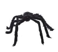 IMIKEYA Simulation Spider Black Hairy Spiders Halloween Decorations Stuffed Animals Halloween Party Decoration Black Wire