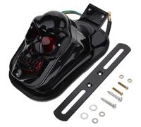 IMIKEYA Skull Motorcycle Tail Light 17.7x10x9.5cm Black Rear Turn Signal Lamp Motorcycle Light Replacement Highway Skull Lamp Shade Frame Accessory Kit for Motorbike