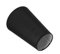 IMIKEYA Small Black Fabric Lampshade Drum Light Shade for Table and Wall Lamps Handmade European Style Cloth Cover for Bedroom Living Soft Light Diffusion with Stylish Texture