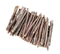 IMIKEYA Small Chew Wood Molar Treats for Guinea Pigs Hamsters, Portable Snack for Home Travel, 200 g Coffee