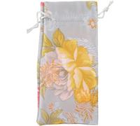 IMIKEYA Small Drawstring Cloth Bag 8x16cm, Silk Cotton Linen Fabric Pouch for Comb Storage, Jewelry and Packaging, Reusable Small Fabric Bag for Presents and Favors