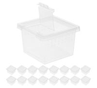 IMIKEYA Small Insect Terrariums Suitable for Breeding and Hatching 20pcs Breeding Box with Observation Simple Shape Container for Spider and Reptile Feeding