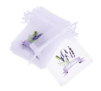IMIKEYA Small Mesh Bags Gauze Material for Dried Petals 20pcs Drawstring Sachet Bags Empty with Breathable Mesh and Drawstring Closure, for Wardrobes and Drawers