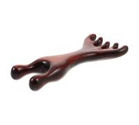 IMIKEYA Small Wooden Facial Acupoint Massage Comb with Five-Claw Design, Portable Face Massager Tool for Gua Sha and Meridian Therapy, Mini Acupuncture Point Massager for Facial and Sole