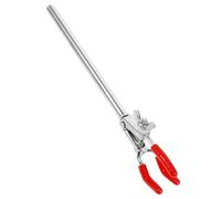 IMIKEYA Small Zinc Alloy Three-Prong Flask Clamp, Laboratory Test Tube Holder Clip with Single Adjustment, Condenser Tube Clamp for Scientific Glassware and Lab Support Equipment