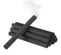 IMIKEYA Smokeless Handmade Moxa Rolls Black Paper Sticks 10pcs for Moxibustion Therapy, Natural Wild Moxa Sticks for Home Moxibustion and Soothing Heat Treatment