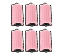 IMIKEYA Soft Foam Hair Curlers 6Pcs Pink Comfortable Sleep-In Rollers for Natural Curls Suitable for Long Hair and Bang Styling