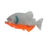 IMIKEYA Solid Simulation Carnivorous Fish Model and Sea Life Animal Toy for Boys and Girls, Plastic River Fish Figurine Suitable for Aquarium Decoration and Educational Play