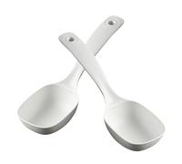 IMIKEYA Soup Ladle Spoon 2pcs Large Soup Spoon Rice Ladle Cooker Spoon Household Porridge Scooper Kitchen Accessory for Restaurant Canteen Home