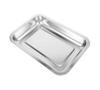 IMIKEYA Stainless Steel Cat Litter Box Open Type for Kitten Clean Toilet Large Capacity Sturdy Material No Spilling Household Cat Toilet