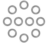 IMIKEYA Stainless Steel Deep Groove Wheel Bearings and 10pcs Precision Engineered Durability Enhanced Sealed Bearings for Rc Model Car Wheels Suitable for Small Model Car Differential