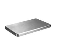 IMIKEYA Stainless Steel Ice Pack for Drinks and Meat, 5.9"x4.5" Reusable Food Chilling Plate with Mirror-polished Smooth Surface, Rapid Cooling for Food Transport and Kitchen Use