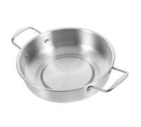 IMIKEYA Stainless Steel Noodle Pot for Soup and Seafood Cooking Lightweight Korean Ramen Pot for Camping Picnic Outdoor Use Multi Function Food Storage and Cooking Vessel