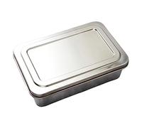 IMIKEYA Stainless Steel Preservation Box Set 2Pcs with Leakproof Lids, Comfortable Feel Food Storage Containers for Lunch and Transporting Healthy Food