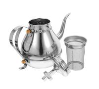 IMIKEYA Stainless Steel Religious Communion Pot Silver Water Kettle for Home Church Baptism Party Portable Sacred Ritual Vessel with Elegant Artistic Design and Easy Cleaning