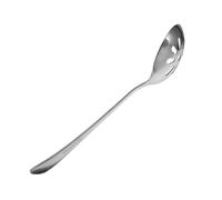 IMIKEYA Stainless Steel Small Slotted Spoon 1pcs Ergonomic Dinner Serving Utensil for Kitchen and Dining Household Use