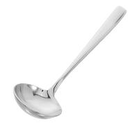 IMIKEYA Stainless Steel Soup Ladle: Round Soup Ladle with Handle Sauce Serving Spoons Culinary Kitchen Utensil for Home Restaurant Kitchen