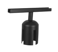 IMIKEYA Stainless Steel Stanchion Sign Holder Portrait Top Clip for Queue Control and Retail Advertising in Airports Exhibitions Supermarkets Streamlined Poster Display Frame