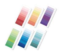 IMIKEYA Sticky Tabs Easy to Use Paper Page Markers 6 Sets Multi-Function with Creative Design and Lightweight Self-Adhesive Book Tabs for Organising and Annotating for Office and Home