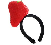 IMIKEYA Strawberry Headband Creative Spa Headband Soft and Comfortable Cloth Hairband Versatile Photo Prop for Costume Parties Suitable for People of Ages