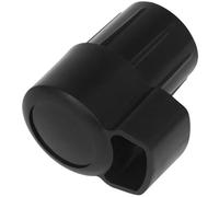 IMIKEYA Sturdy Black Abs Alto Sax End Plug Cap Stylish Sophisticated Appearance, Practical Saxophone End Cover for Wind Instrument Protection and Key Safety