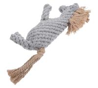 IMIKEYA Sturdy Dog Chew for Small and Large Dogs, Cotton Rope Cartoon Woven Horse Shape, Squeaky and Chewing Functional Features, Pet Plaything for Puppy Teething and Interactive Fun