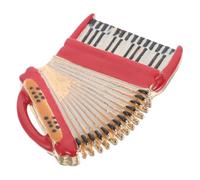 IMIKEYA Stylish Accordion Brooch Pin for Women, Alloy Material with Secure Pin Closure, Vibrant Red Colour, Unique Design for Formal Occasions and Suits Accessories